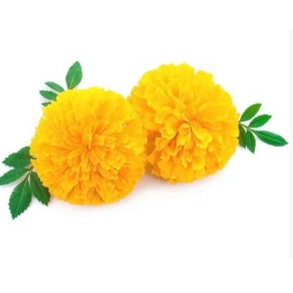 🇨🇦🎁 Vintage 1980s HandMade Leather Marigold Flower  Brooch | Canadian Artisan - Picture 6 of 11